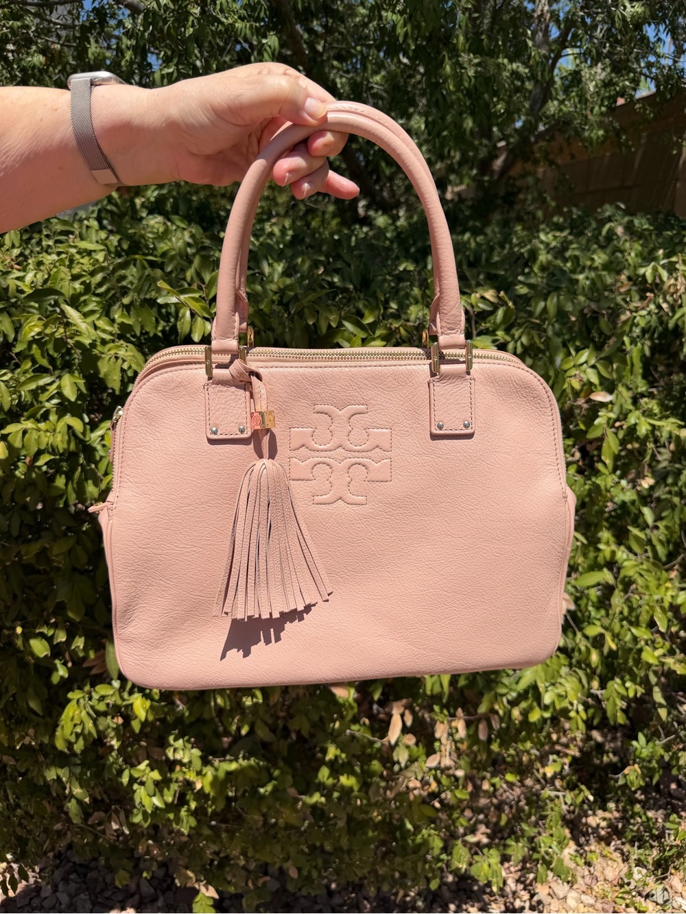 Tory Burch Thea Triple Zip Satchel